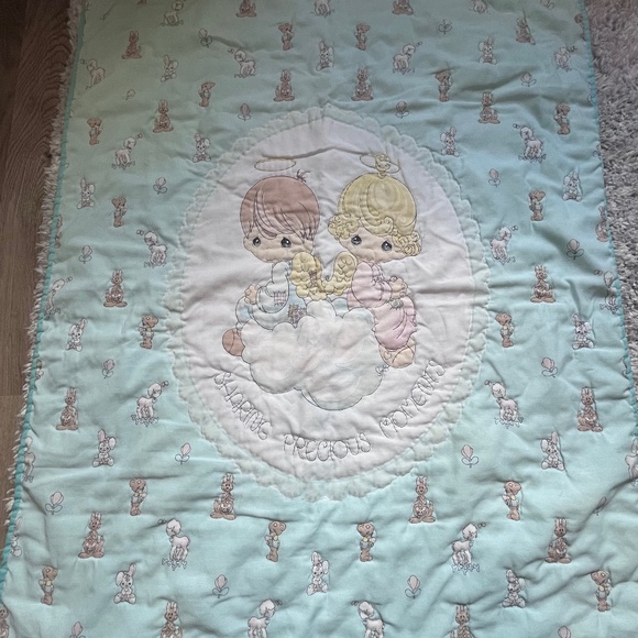 Vintage Precious Moments Quilt - Picture 1 of 4